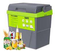 EAFC 20L Car Fridge Cooler & Warmer, Portable 12V/220V-240V Mini Car Refrigerator, Cools 18-20°C Below Ambient & Heats to 60°C, Quiet Travel Fridge for Camping, Road Trips & Family Use