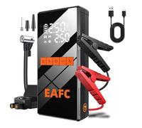 EAFC 4000A Car Jump Starter Power Pack with 150PSI Air Compressor, 12V Portable Car Battery Booster Jump Starter with Smart Jumper Cables, USB-C Fast Charging & LED Light