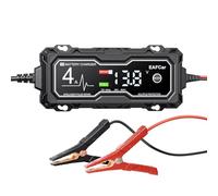 EAFCar 4Amp 12V Car Battery Charger, Trickle Charger for Car, Motorcycle, Boat, Mower Battery with Intelligent Charging, Repairs, Maintains Lead Acid Batteries