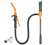EAFCar Powered Battery Fuel Transfer Pump,Battery Operated Transfer Pumps with Quick Stop Nozzle,Water & Fuel Transfer Pump for Gasoline Diesel Oil Gas Water Fish Tank