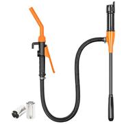 EAFCSZ Powered Battery Fuel Transfer Pump,Battery Operated Transfer Pumps with Quick Stop Nozzle,Water & Fuel Transfer Pump for Gasoline Diesel Oil Gas Water Fish Tank