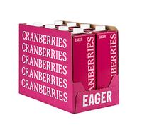 Eager Cranberry Juice Naturally Sweetened, Refreshing Fruit Drink, 1 Litre (Pack of 8)