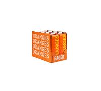 Eager Smooth Orange Juice 100% Squeezed, Refreshing Fruit Drink, No Bits, NFC Not From Concentrate, 1 Litre (Pack of 8)
