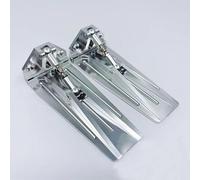 EAGHADEK Toy accessories 1Pair Metal Trim Tab Flaps Lengthened Water Pressure Board 95x35x30mm Tail Wave Plate for RC 0.9-1.6M O Boat Model DIY Parts(1pair silver)