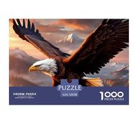 Eagle 1000 Piece Jigsaw Puzzle for Adults Sky Eagle 1000 Pc Adults Jigsaw Puzzles - Fun Activity for Rainy Days, Birthday Jumbo100% Recvcled Cardboard52x38cm/1000pcs
