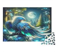 Eagle 1000 Piece Jigsaw Puzzles for Adults， Puzzle 1000 Pieces Enchanted Grove Impossible Challenge Toy 38x26cm/1000pcs