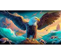 eagle 1000 Piece Puzzle for Adults - Fun and Challenging Family Game Great Gift Idea Home Activity 75x50/1000pcs