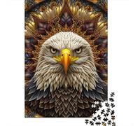 Eagle 1000 Piece Puzzles For Adults Creative Rectangular Puzzle Paper Puzzle Puzzle Jigsaw for Friends Family 1000pcs (38x26cm)
