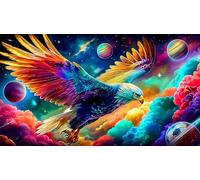 eagle 1000 Piece Recycled Paper Jigsaw Puzzle - Fun Family Game & Home Activity Great Gift Idea for Adults 75x50/1000pcs