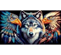 eagle 1000 Piece Recycled Paper Puzzle - Fun Present for Home Family Game Challenging for Adults 75x50/1000pcs