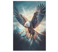 Eagle 1000 Piece Wooden Jigsaw Puzzles for Adults Puzzle Learning Educational Toys Family Games for Kids Jigsaws 78×53cm