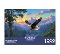 Eagle 1000 Pieces Jigsaw Puzzles For Adults Challenging Game Stress Relieving Entertainment Cultivate The Spirit of Teamwork For Adults Gifts 38x26cm/1000pcs