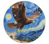 Eagle 1000 Pieces Jigsaw Puzzles For Adults Family Challenge Toys Stress Relieving Entertainment Cultivate The Spirit of Teamwork for Men, Women, Elders, Seniors 1000pcs (67.5x67.5cm)