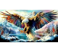 eagle 1000 Pieces Puzzle - Fun Present Family Game Challenging Great Gift Idea for Adults 75x50/1000pcs