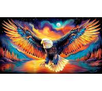 eagle 1000 Pieces Recycled Paper Jigsaw - Family Activity & Fun Present Great Gift Idea for Adults 75x50/1000pcs