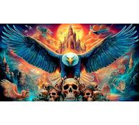 eagle 1000 Pieces Recycled Paper Puzzle - Educational Decompression Home Activity for Adults 38x52/1000pcs
