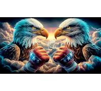 eagle 1000 Pieces Recycled Paper Puzzle - Great Gift Idea Challenging Home Activity for Adults 38x52/1000pcs