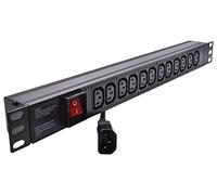 Eagle 12-Way IEC (C13) Horizontal Socket 19" PDU to C14 Plug