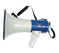 Eagle 25W Megaphone Bullhorn Load Hailer, Handheld or Should Mount, Pistol Grip, Fist Microphone, Volume Control, Recorded Message, 1000m Plus Range