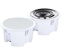 Eagle 5.25" 2 Way Moisture Resistant Dual Cone Ceiling Speaker (30 W) White