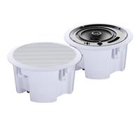 Eagle 6.5" 2 Way Moisture Resistant Dual Cone Ceiling Speaker (30 W) White