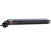 Eagle 6-Way UK Horizontal Socket 19 PDU with Surge Protection [ P710EA ]