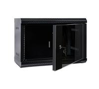 Eagle 6U 19" 300mm Depth Wall Mounting Rack Fully Assembled Cabinet for Small Networks at Home, Shop, Office