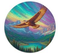 Eagle Above The Forest Rätsel Für Erwachsene |Symbolizing Freedom Strength And Wisdom| 1000pcs (67.5x67.5cm) Puzzles Lernspiele Home Decor Puzzles