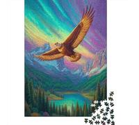 Eagle Above The ForestPuzzles 1000 Pieces for Adults for Adults 1000 Piece Puzzle Educational Challenge Games Home DecoratioSymbolizing Freedom Strength And Wisdom
