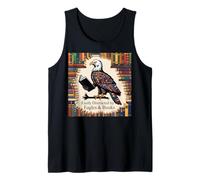 Eagle Adult Books Nerds America Funny Eagles Kids Eagles Tank Top