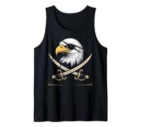 Eagle Adult Mens Pirate America Funny Eagles Kids Eagles Tank Top