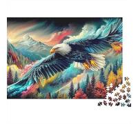 Eagle after School Activity Wild Nature Decor 1000 Pieces Ultra Difficult Collectors Mind Relaxation Office Break Kids Beginners 52x38cm/1000pcs