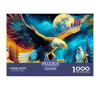 Eagle And WolvesExpert-Level Jigsaw Puzzles for Adults A 1000-Piece (Advanced) Set of Seemingly Impossible, Hard, And Extremely Difficult Challenging Puzzle Educational Games - The Ultimate Test And