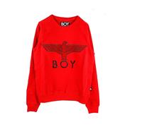 Eagle Applique Crewneck Sweatshirt - male - BOY London - Sweatshirts - Red - M - Sweatshirts & Hoodies M