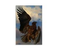 Eagle Art Print The Wounded Eagle Circa 1870 Realism by Rosa Bonheur Wall Hanging Cool Artworks Painting Wall Art Canvas Prints Hanging Picture Home Decors Gift Idea Unframe 16x24inch