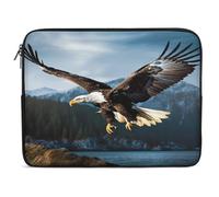 Eagle at Hunting Laptop Sleeve Case, Shockproof Protective Case, 10-17 Inch Computer Sleeve, Water Resistant Laptop Briefcase for Men Women Compatible with MacBook Air/Notebook/Tablet