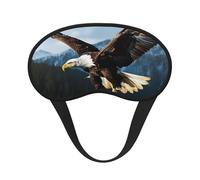 Eagle at Hunting Sleep Mask for Side Sleeper, Blackout Eye Mask for Women Men, Zero Pressure Sleeping Masks Soft Breathable Eye Cover Comfortable Blindfold Eyeshade for Night Sleep