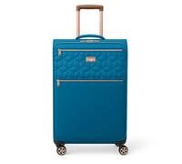 Eagle bags international Cabin Suitcase Lightweight Travel Luggage with 4 Spinner Wheels, TSA Lock, Durable Soft Case, Carry On Approved, Available as Single or Set of Three (Teal Blue, 56)