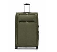 Eagle bags international Rolling Travel Suitcase with Spinner Wheels, Expandable Softside Luggage with Telescopic Handle, Lightweight Durable Carry-On/Checked (Green, X Large)