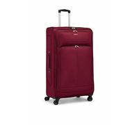 Eagle bags international Rolling Travel Suitcase with Spinner Wheels, Expandable Softside Luggage with Telescopic Handle, Lightweight Durable Carry-On/Checked (Burgandy, X Large)