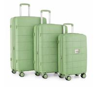 Eagle bags international Travel Luggage Set, Hard Shell Spinner Suitcase with Smooth Rolling Wheels and Telescopic Handle, Durable Lightweight Travel Suitcase (Pistachio Green, 24 Inch)