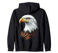 Eagle Bald Eagles Wild White-tailed Eagle Zip Hoodie