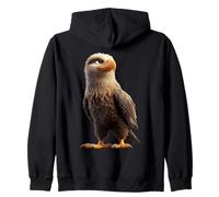 Eagle Bald Eagles Wild White-tailed Eagle Zip Hoodie