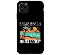 Eagle Beach Aruba Sunset Society Retro Beach Design Case for iPhone 11 Pro Max
