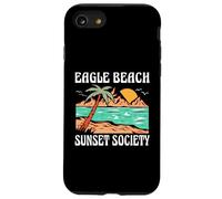 Eagle Beach Aruba Sunset Society Retro Beach Design Case for iPhone SE (2020) / 7/8