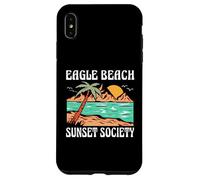 Eagle Beach Aruba Sunset Society Retro Beach Design Case for iPhone XS Max