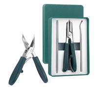 Eagle Beak Beveled Nail Clippers,Three Sets of Eagle Beak Beveled Nail Clippers (Green)