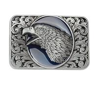 Eagle Belt Buckle for Men, Floral Flower Eagle Belt Buckle, Vintage Filigree Belt Buckle, Norse Viking Hawk Eagle Head Square Belt Buckle, Western Cowboy Belt Buckle, Punk Rock Belt Buckle Gifts