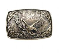 Eagle Belt Buckle for Men, Patriotic American Bald Eagle Belt Buckle, Retro Eagle Rectangular Belts Buckles, Soaring Eagle Belts Buckles, Western Cowboy belt buckle, Vintage Punk Rock belts buckles