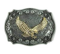 Eagle Belt Buckle, Western Native American Cowboy Rodeo Small Belt Buckles, American Eagle Flag Western Belt Buckle, USA Hero Belt Buckles for Men Women,Fashion Jeans Accessories for Boys,Men.